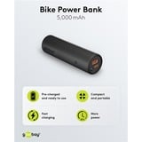 goobay Bike-Powerbank 5.0 Zwart, 5.000 mAh, Power Delivery, Quick Charge