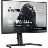 iiyama G-Master Black Hawk GB2441HSU-B1 23.8" gaming monitor Zwart, 144Hz, HDMI, DisplayPort, USB, Audio, AMD Free-Sync
