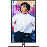 AOC U27U3CV 27" 4K Ultra HD monitor Zwart/zilver, 1x DisplayPort, 2x HDMI, 2x USB-C, 4x USB-A, 1x RJ-45