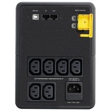 APC Back-UPS BX1200MI Noodstroomvoeding ups Zwart, 1200VA, 6x C13, USB