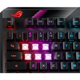ASUS ROG CLAYMORE II, gaming toetsenbord Zwart, US lay-out, ROG RX Red Optical