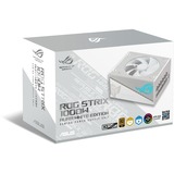 ASUS ROG STRIX 1000W Gold Aura White Edition voeding  Wit, 5x PCIe, kabelmanagement