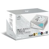 ASUS ROG STRIX Gold Aura White Edition modulaire 1000 watt voeding  Wit, 4x PCIe