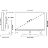 Arozzi Nova 27" gaming monitor Paars, 2x DisplayPort, 2x HDMI, Audio, Adaptive Sync, 260 Hz