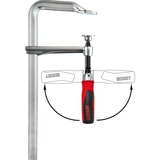 BESSEY BESSEY Ganzstahl-Schraubzw.GZ-KG 600/120 lijmklem Zilver/rood