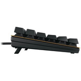 CHERRY KC 200 MX, toetsenbord Zwart/brons, US lay-out, Cherry MX2A Brown, ABS keycaps