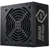 Cooler Master Elite NEX W500 230V, 500 Watt voeding  Zwart, 2x PCIe