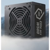 Cooler Master Elite NEX W500 230V, 500 Watt voeding  Zwart, 2x PCIe