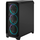 Fractal Design Meshify 3 RGB TG Light Tint midi tower behuizing Zwart | 2x USB-A | 1x USB-C | RGB | Tempered Glass