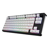 Hator Skyfall Wireless RGB mechanisch gaming toetsenbord Zwart, US lay-out (QWERTY), HATOR Aurum Lemon, 80% (TKL)	, RGB, Double shot ABS, Hot-swap, 2.4GHz | Bluetooth | USB-C