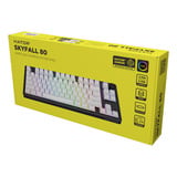 Hator Skyfall Wireless RGB mechanisch gaming toetsenbord Zwart, US lay-out (QWERTY), HATOR Aurum Lemon, 80% (TKL)	, RGB, Double shot ABS, Hot-swap, 2.4GHz | Bluetooth | USB-C
