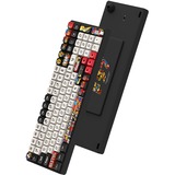 Iqunix F97 Graffiti Diary Wireless Mechanical Keyboard Zwart, US lay-out (QWERTY), TTC Gold Pink, 96%, RGB leds, Hot-swappable, PBT, 2.4GHz | Bluetooth 5.1 | USB-C