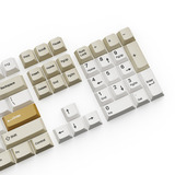 Keychron Cherry Profile Double - Shot PBT Full Set Keycaps - Camel Wit/beige, 218 stuks