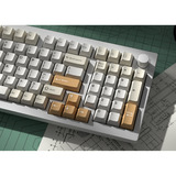 Keychron Cherry Profile Double - Shot PBT Full Set Keycaps - Camel Wit/beige, 218 stuks