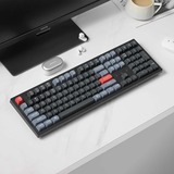 Keychron K10 Pro-G1, toetsenbord Zwart, US lay-out, Keychron K Pro Red, White leds, Double-shot PBT, hot swap, Bluetooth 5.1