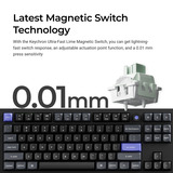 Keychron Q3 HE 8K Magnetic Switch Keyboard Zwart, US lay-out (QWERTY), Keychron Ultra-Fast Lime, 80% (TKL)	, 80% (TKL), RGB, Hot swap, 8K