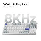 Keychron Q3 HE 8K Magnetic Switch Keyboard Zwart, US lay-out (QWERTY), Keychron Ultra-Fast Lime, 80% (TKL)	, 80% (TKL), RGB, Hot swap, 8K