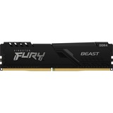 Kingston FURY Beast 32 GB DDR4-3200 (1x 32 GB) werkgeheugen Zwart, KF432C16BB/32, XMP 2.0