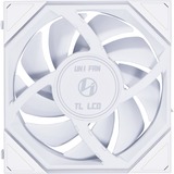 Lian Li UNI FAN TL-LCD120 Reverse White Single Pack case fan Wit