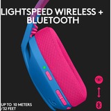 Logitech G435 LIGHTSPEED Wireless  over-ear gaming headset Blauw, Bluetooth, Pc, PlayStation 4, PlayStation 5