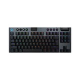 Logitech G915 X LIGHTSPEED TKL Low-Profile Wireless Gaming Keyboard Zwart, US-International, GL Tactile, Double-Shot PBT, RGB, LIGHTSPEED draadloos / Bluetooth / USB-C