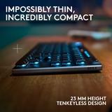 Logitech G915 X LIGHTSPEED TKL Low-Profile Wireless Gaming Keyboard Zwart, US-International, GL Tactile, Double-Shot PBT, RGB, LIGHTSPEED draadloos / Bluetooth / USB-C