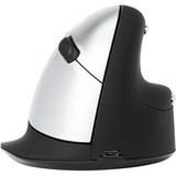 R-Go Tools HE Mouse Large Rechts Draadloos Zwart/zilver, 500 - 2500dpi, Large (Handlengte boven de 185mm)