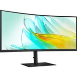 Samsung ViewFinity S6 S65UC 34" Curved UltraWide monitor Zwart, HDMI, DisplayPort, 3x USB-A, USB-B, USB-C, RJ-45