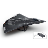 Sluban ModelBricks - J-36 stealth gevechtsvliegtuig Constructiespeelgoed Schaal 1:44