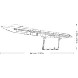 Sluban ModelBricks - J-36 stealth gevechtsvliegtuig Constructiespeelgoed Schaal 1:44