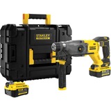 Stanley FATMAX V20 18V borstelloze accu hamerboorcombokit boorhamer Geel/zwart, SDS+, 2 accu's en lader inbegrepen, met koffer