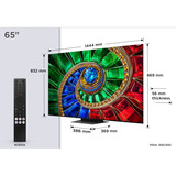 TCL 65RM7L RGB-Mini LED 4K Ultra HD Smart TV 65" Lcd Zwart, 4x HDMI, USB-A, LAN, WiFi, BlueTooth