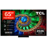 TCL 65RM7L RGB-Mini LED 4K Ultra HD Smart TV 65" Ultra HD Lcd Zwart, 4x HDMI, USB-A, LAN, WiFi, BlueTooth
