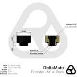Thermal Grizzly DeltaMate Extender - MF10 verbinding Zwart
