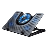 Trust GXT 1125 Quno Laptop Koelstandaard laptopkoeler Zwart, 5 ventilatoren | tot 17,3 inch | verstelbare hoogte