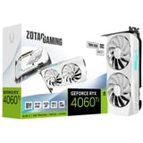 ZOTAC GeForce RTX 4060 Ti 8GB Twin Edge OC White Edition grafische kaart Wit, DLSS 3, 3x DisplayPort, 1x HDMI 2.1