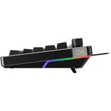eBlaztr HyperX Alloy Rise 75, gaming toetsenbord Zwart, US lay-out, HyperX Red, 75%, RGB leds, PBT Keycaps, hot swap