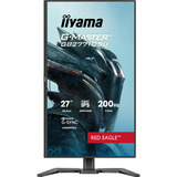 iiyama G-Master Red Eagle GB2771QSU-B1 27" gaming monitor Zwart, 200Hz, HDMI, DisplayPort, USB-C, Audio, NVIDIA G-Sync