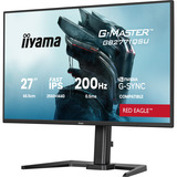 iiyama G-Master Red Eagle GB2771QSU-B1 27" gaming monitor Zwart, 200Hz, HDMI, DisplayPort, USB-C, Audio, NVIDIA G-Sync