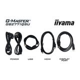 iiyama G-Master Red Eagle GB2771QSU-B1 27" gaming monitor Zwart, 200Hz, HDMI, DisplayPort, USB-C, Audio, NVIDIA G-Sync