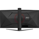 AOC CU34G4 34" Curved UltraWide gaming monitor Zwart/rood, 180 Hz, HDMI, DisplayPort, AMD FreeSync