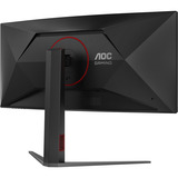 AOC CU34G4 34" Curved UltraWide gaming monitor Zwart/rood, 180 Hz, HDMI, DisplayPort, AMD FreeSync