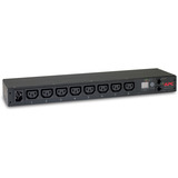 APC Rack PDU met meetfunctie Zwart, 8x C13, 1U, AP7820B