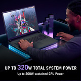 ASUS ROG Strix SCAR 18 G835LWG-TQ327W 18"  gaming laptop Zwart | Ultra 9 290HX+ | RTX 5080 | 32 GB | 2 TB SSD