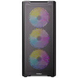 Antec VX310 ARGB midi tower behuizing Zwart | 3x USB-A | Tempered Glass
