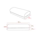 Arozzi Footrest - Velvet - Black voetensteun Zwart