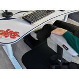 Arozzi Footrest - Velvet - Black voetensteun Zwart