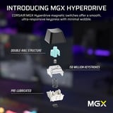 Corsair K70 PRO TKL, gaming toetsenbord Zwart, US lay-out, Corsair MGX Hyperdrive, TKL, 8K, RGB, ABS double-shot keycaps