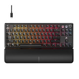 Corsair K70 PRO TKL mechanisch gaming toetsenbord Zwart, US lay-out (QWERTY), Corsair MGX Hyperdrive, 80% (TKL)	, 8K, RGB, ABS double-shot keycaps