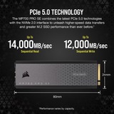 Corsair MP700 PRO SE met koeler 4 TB SSD PCIe 5.0 x4 NVMe 2.0, M.2 2280 